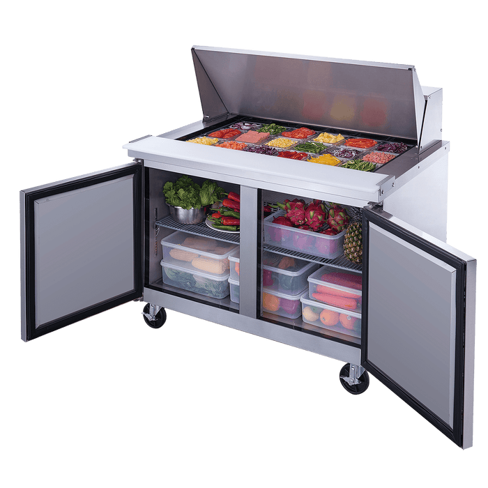New Air NPT-060-MSA 60" 2-Door Mega Top Salad/Sandwich Prep Table