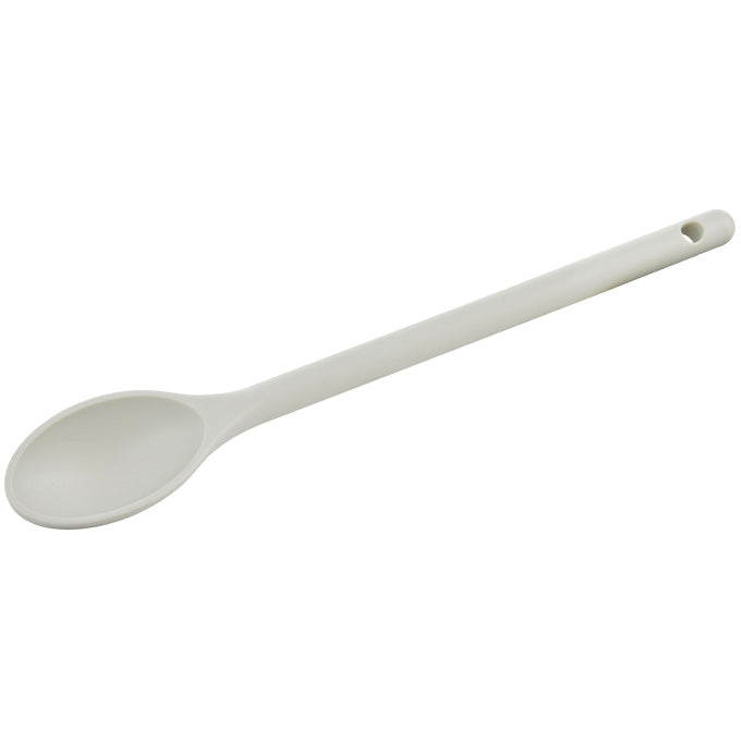 Winco NS-15W 15" High Heat Nylon Spoon - White