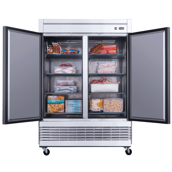 New Air NSF-115-H 54" Double Door Stainless Steel Freezer