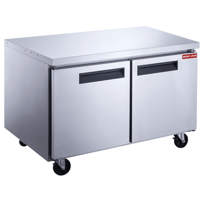 New Air NUR-048-SS 48" Undercounter Double Door Refrigerator