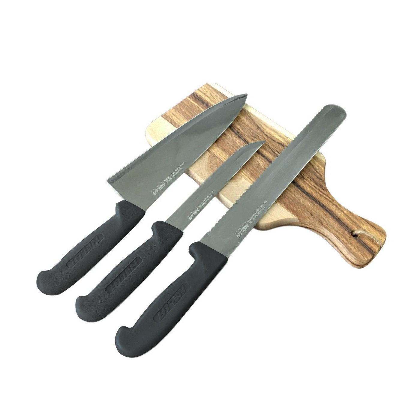 Nella Knife Set With Cutting Board 1068/109090 — Nella Online