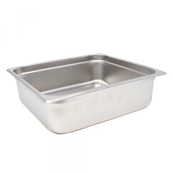 Nella 2/3 Size Stainless Steel Steam Table Pan, 4" Deep - 80614