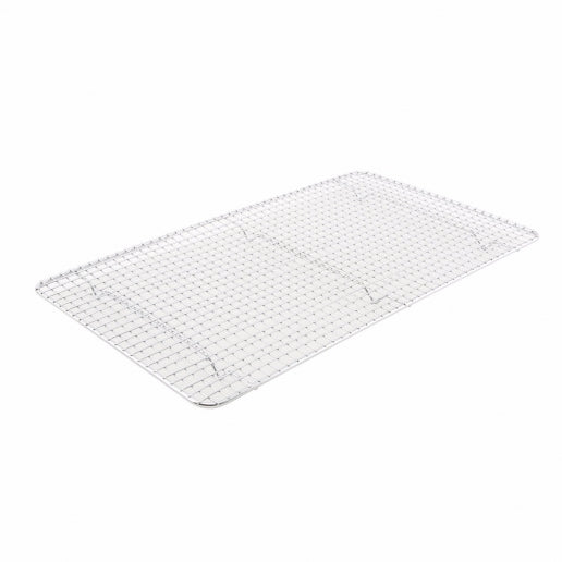 Winco PGW-1018 10" x 18" Full Size Footed Chrome Plated Steel Wire Cooling Rack