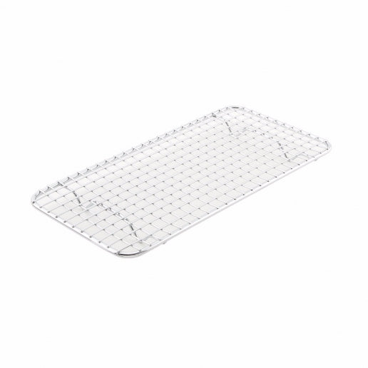 Winco PGW-810 8" x 10" Half-Size Footed Chrome Plated Steel Wire Cooling Rack