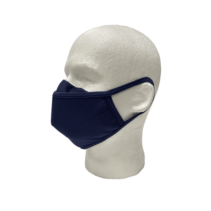 Nella 3 Layer Polyester Air Filter Face Mask - Black