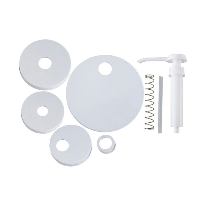 Winco PKT-6 Plastic Pump Kit - White