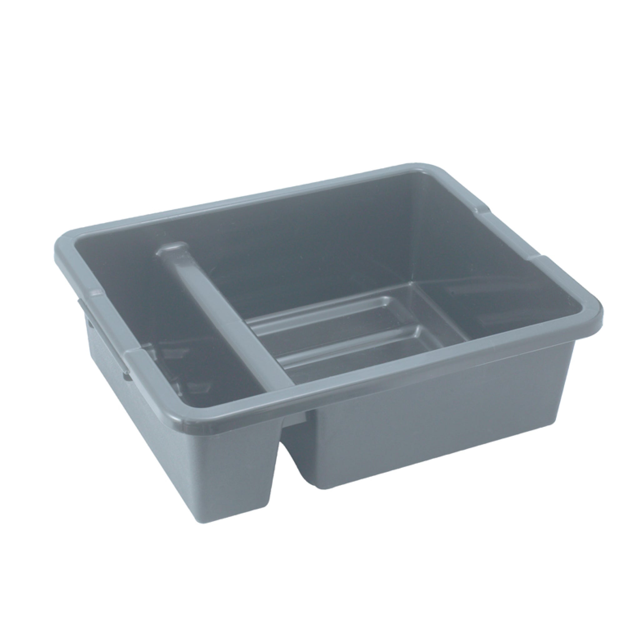 ULTRASOURCE Food Safe Bus Totes / Meat Lugs - Set Of 4 With Lids, Blue, 1.38 Cu Ft Capacity
