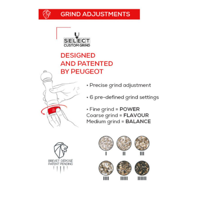 Peugeot 25458 8.3" Daman U'Select Salt Mill