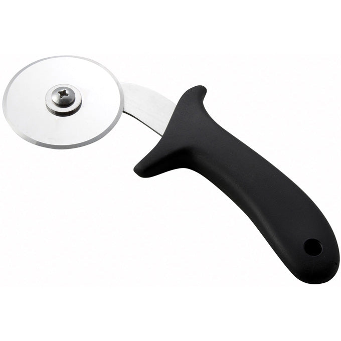 Winco PPC-2 2.5" Polypropylene Pizza Cutter with Black Handle