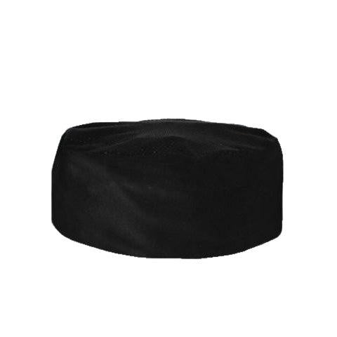 Premium Uniform 1635 Pill Box Cap with Mesh Top in Black