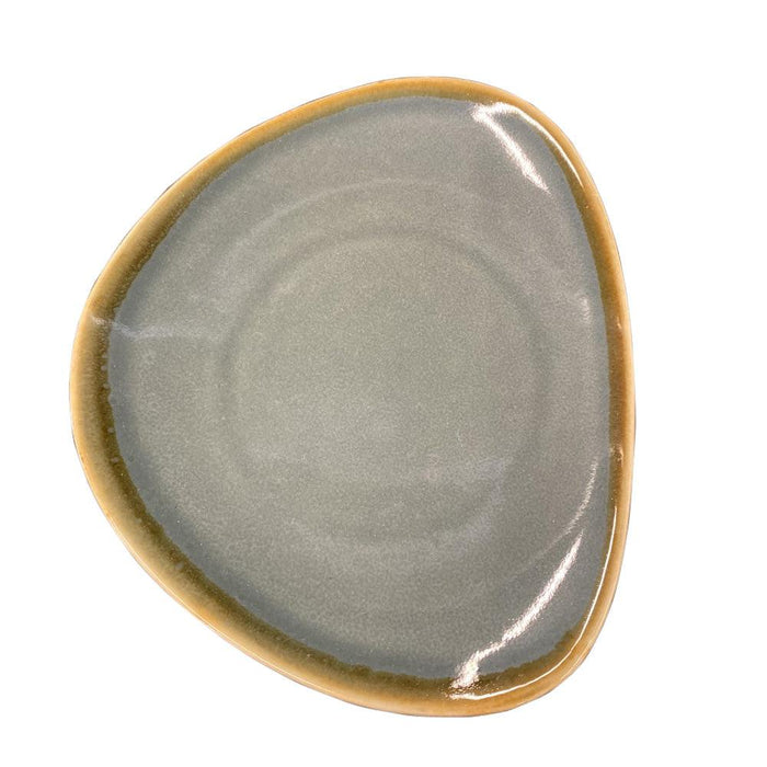 Nella PI10049GB 6.5" Stoneware Serving Plate - Gray Blue