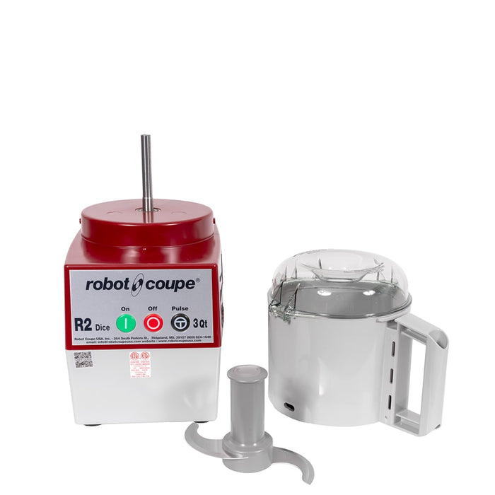 Robot Coupe R2B 3 Qt. Single Speed Table-Top Cutter Mixer - 1 Hp / 120V