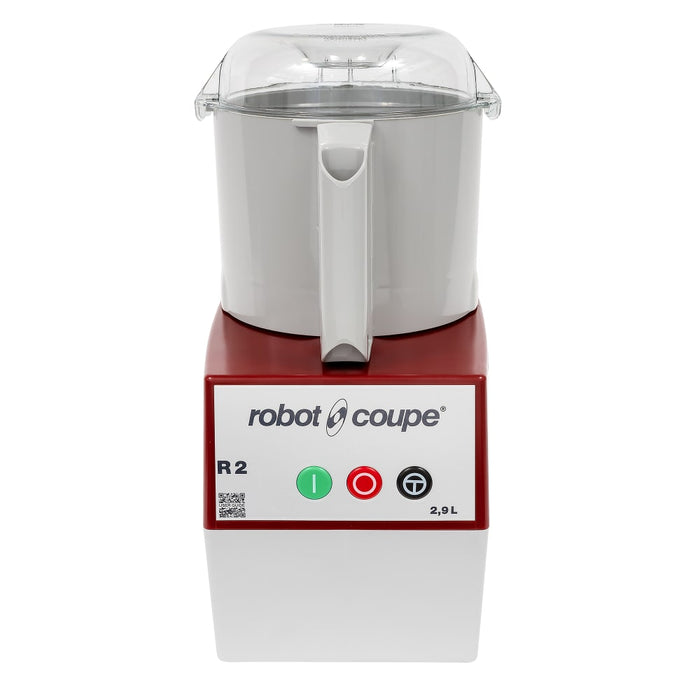 Robot Coupe R2N 3 Qt. Grey Composite Bowl Single Speed Combination Processor - 1 Hp / 120V