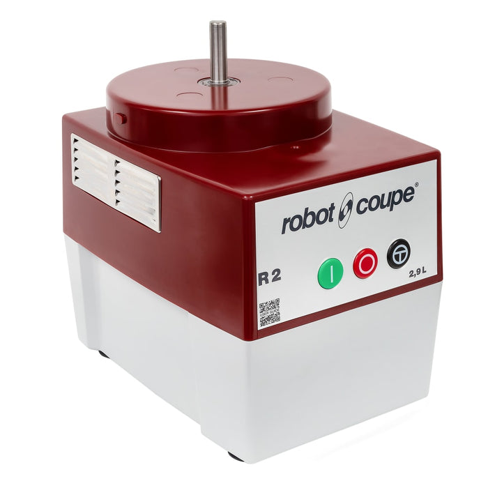 Robot Coupe R2N 3 Qt. Grey Composite Bowl Single Speed Combination Processor - 1 Hp / 120V