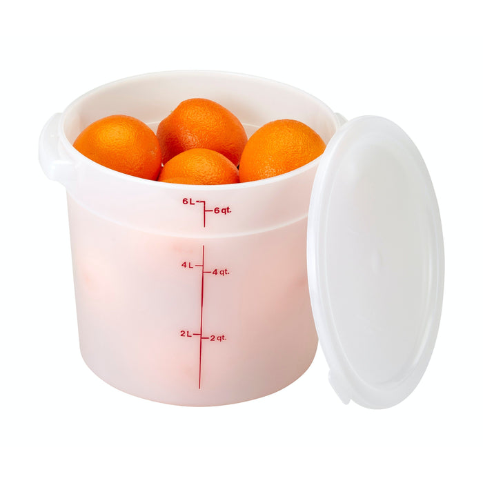 Cambro RFSC6148 Poly Rounds Lid for 6 Qt. and 8 Qt. Containers