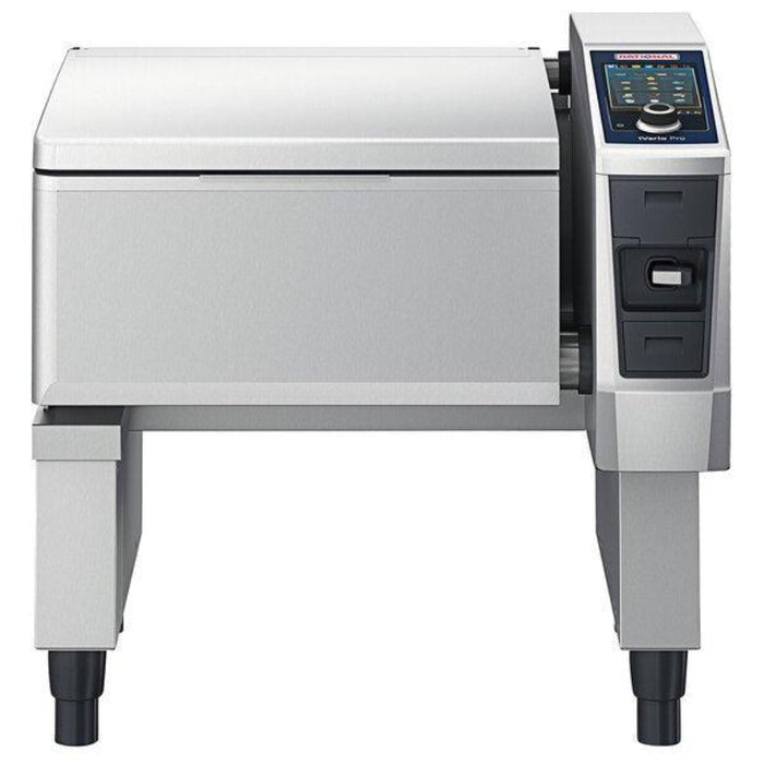 Rational iVario Pro L 26 Gallon Electric Tilt Skillet With Base & Height - 208/240V