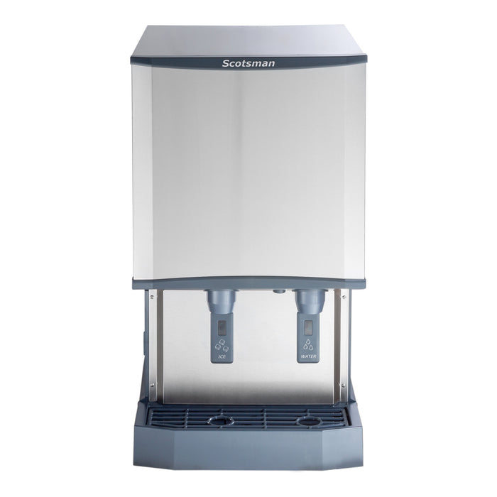 Scotsman HID540A-1 21" Meridian Touch-Free Air Cooled Countertop Nugget Ice Machine and Water Dispenser - 500 Lbs.