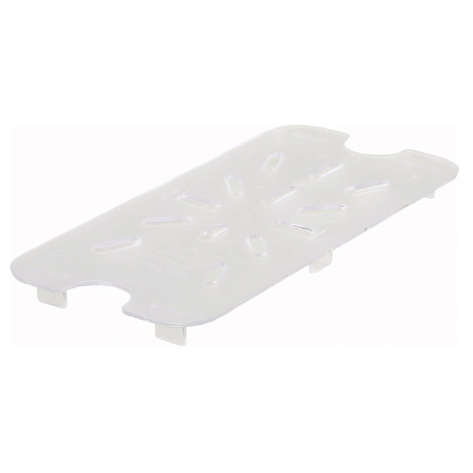 Winco SP79DS 1/9 Size Polycarbonate Drain Shelf