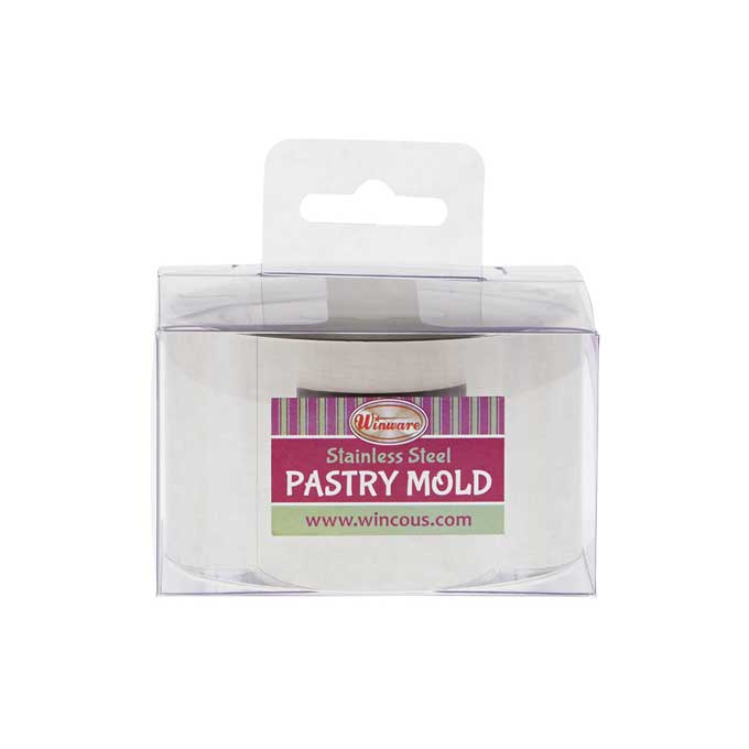 Winco SPM-21R 2" x 1.5" Stainless Steel Pastry Mold
