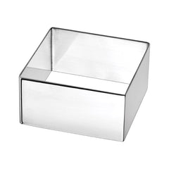 Winco SPM-275S 2.75" Square Stainless Steel Pastry Mold