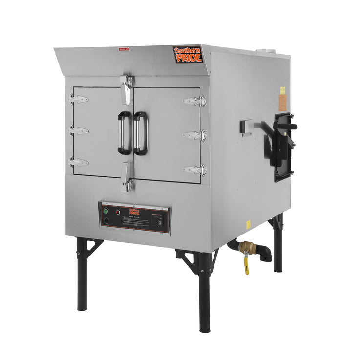 Southern Pride SPX-300 Gas Fired Wood‐Burning Rotisserie Smoker - 120V