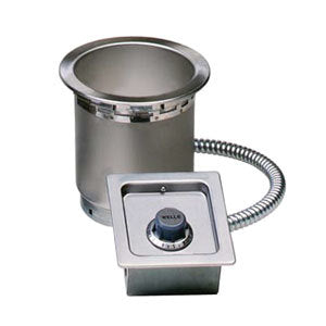 Wells 4 Qt. Round Drop-In Soup Well - Top Mount, Thermostatic Control, 120V - SS4TU