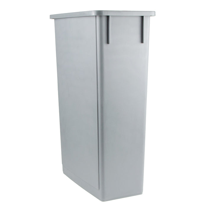 Update International SSC-23G 23 Gallon Space Saving Trash Can - Grey