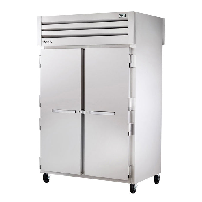 True STA2DT-2S 52" Solid Swing Dual Temperature 2-Door Reach-In Refrigerator / Freezer