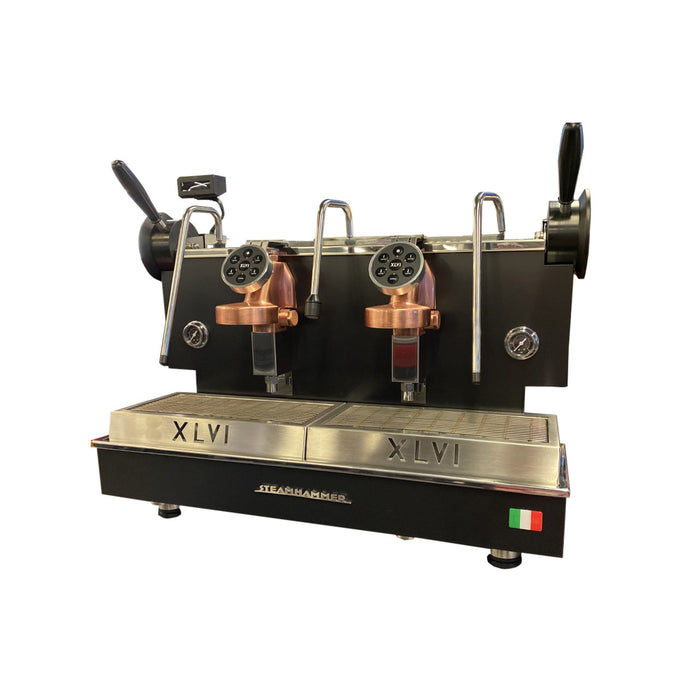 XLVI STEAMHAMMER 2 Group Electronic Coffee Machine - Black