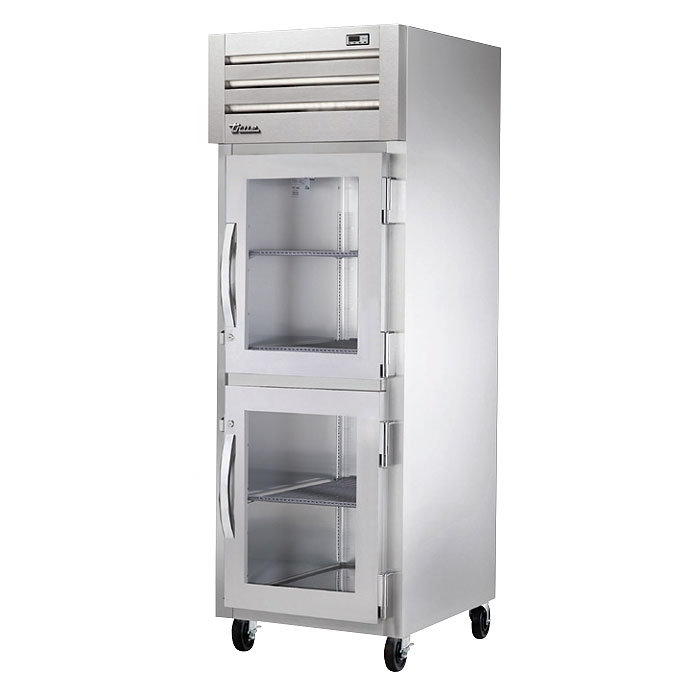 True STG1H-2HG 27.5" Reach-In Glass Half Swing Door Heating and Holding Cabinet - 1500W