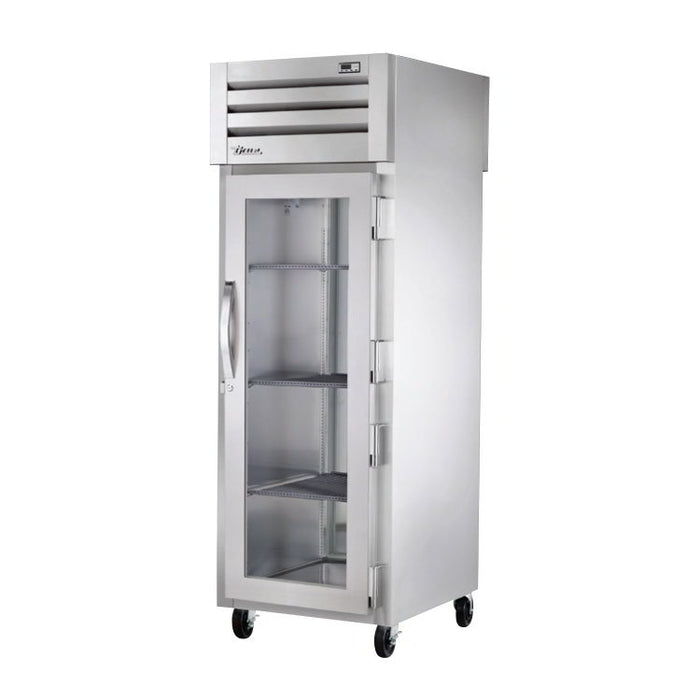 True STG1HPT-1G-1S Pass Thru Glass Front / Solid Rear Heating and Holding Cabinet - 1500W