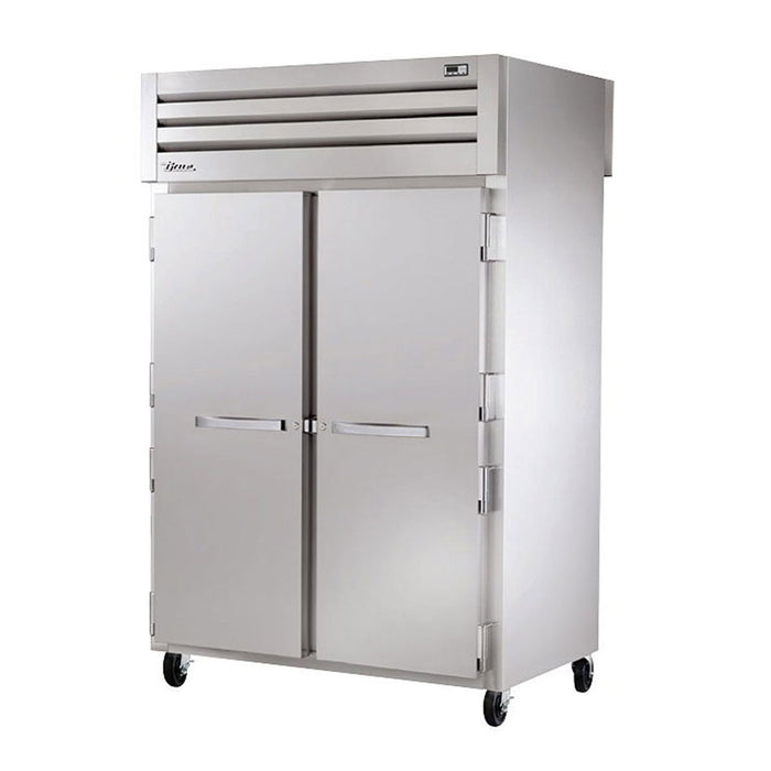 True STG2RPT-2S-2S-HC 52" Pass-Thru Solid Front / Solid Rear Swing 2-Door Reach-In Refrigerator