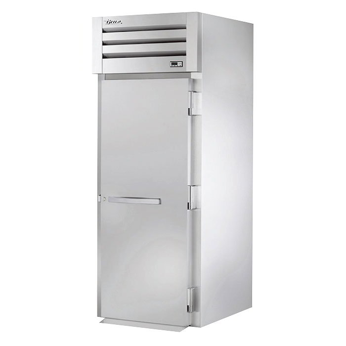 True STR1HRI89-1S 35" x 88" Solid Swing Door Heating and Holding Cabinet - 2000W