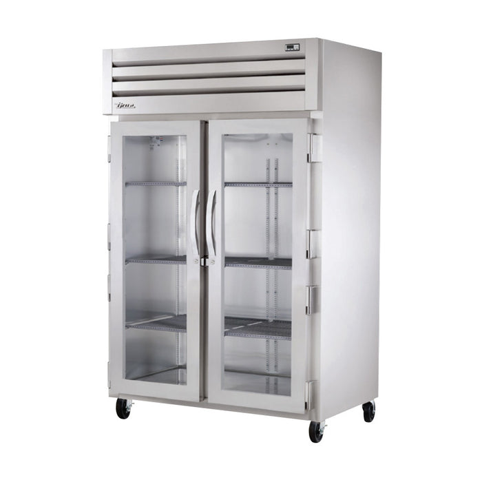 True STR2R-2G-HC 52" Glass 2-Door Reach-In Refrigerator