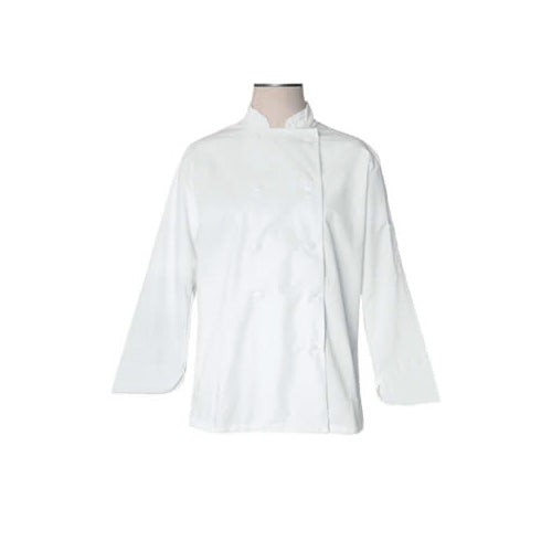 Spirito BodyGuard-White Long Sleeve Chef Coat in White - CI-21809