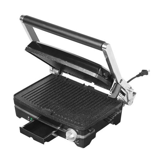 Starfrit 024505-002-0000 14" The Rock Panini Maker with Reversible Plates - 1500W