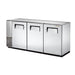 TRUE 3 DOOR BACK BAR COOLER - TBB-24GAL-72-S - Nella Cutlery Toronto