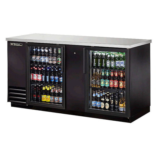 TRUE 2 DOOR BACK BAR COOLER - TBB-3G-LD