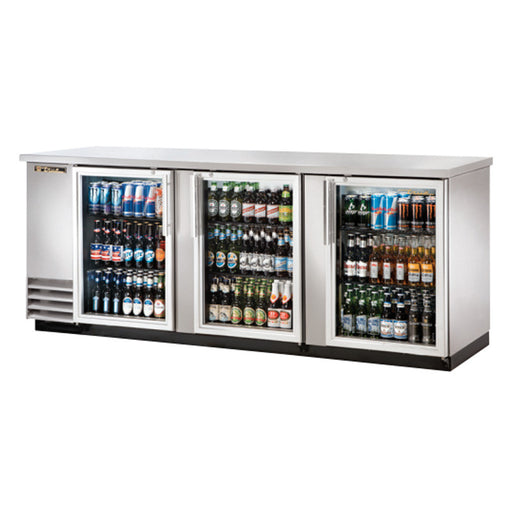 TRUE 3 DOOR BACK BAR COOLER - TBB-4G-S-LD - Nella Cutlery Toronto