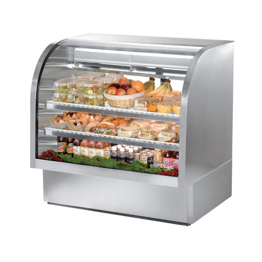 TRUE 48" CURVED GLASS DISPLAY CASE - TCGG-48-S - Nella Cutlery Toronto
