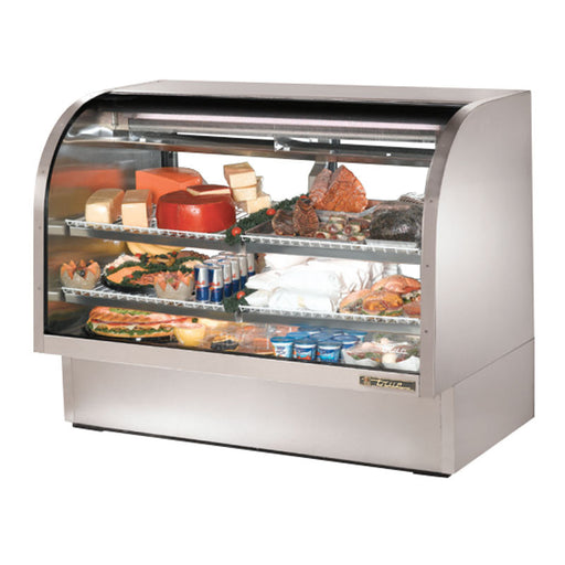 TRUE 60" CURVED GLASS DISPLAY CASE - TCGG-60-S - Nella Cutlery Toronto