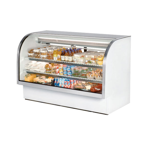TRUE 72" CURVED GLASS DISPLAY CASE - TCGG-72 - Nella Cutlery Toronto