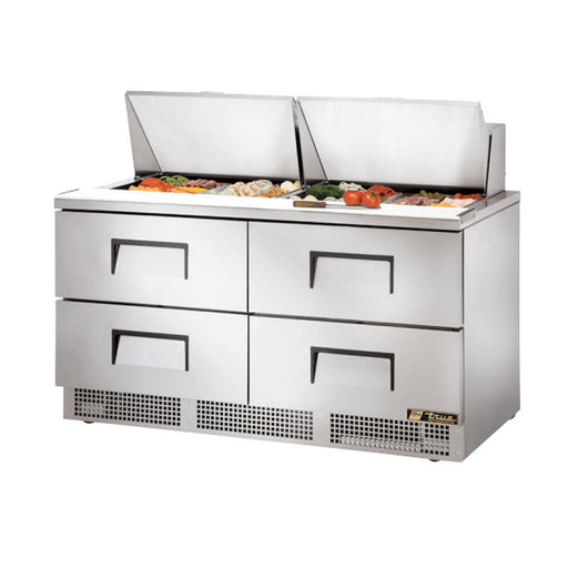 TRUE 64" 4 DRAWER FOOD PREP TABLE - TFP-64-24M-D-4 - Nella Cutlery Toronto