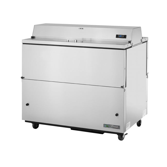 True TMC-49-S-DS-SS-HC 49" Dual Sided Milk Cooler with Stainless Steel Exterior & Interior