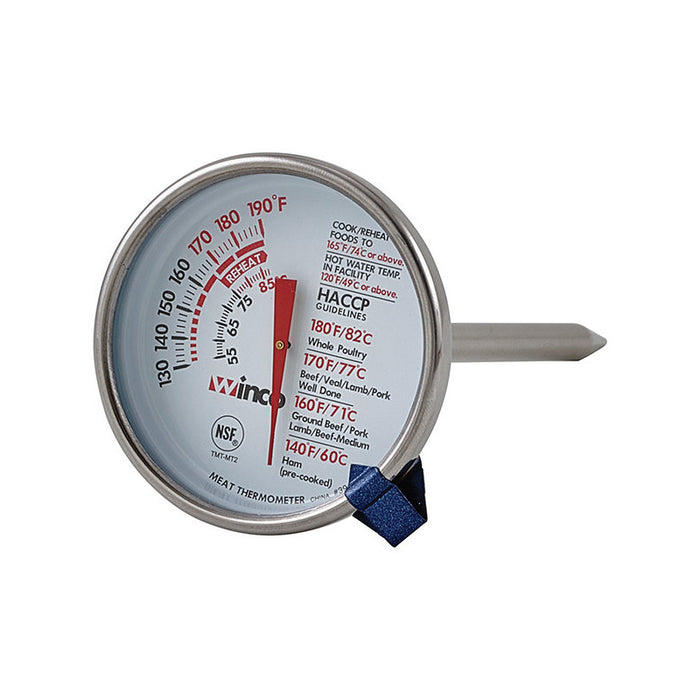 Winco TMT-MT2 4.5" Probe Meat Dial Thermometer