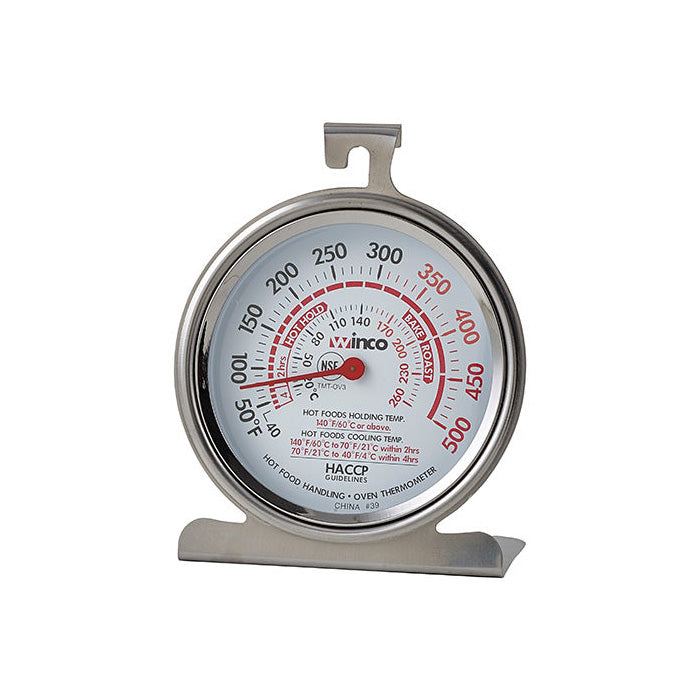 Winco TMT-OV3 3” Diameter Oven Dial Thermometer