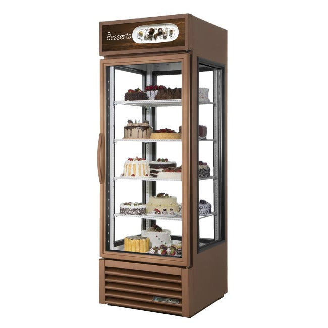 True G4SM-23-HC~TSL01 27" Four Sided Glass Door Refrigerated Merchandiser