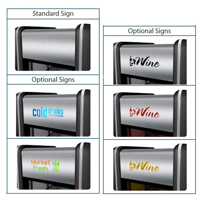 True GDM-15-RTO-HC-LD 24.87" Retro Vintage Glass Swing Door Refrigerated Merchandiser with LED Lighting