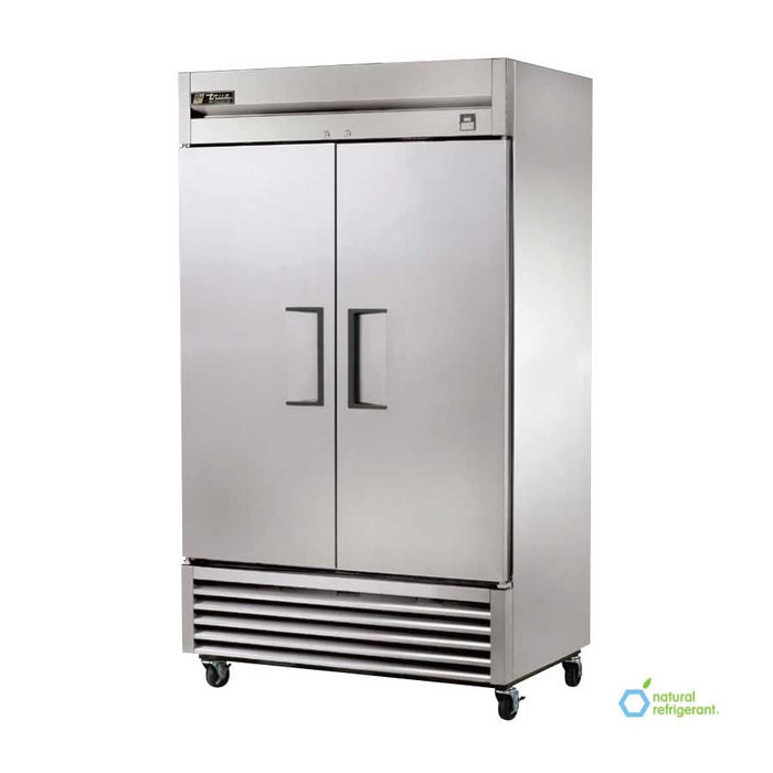 True TS-43-HC 47" Solid Swing 2-Door Stainless Steel Reach-In Refrigerator
