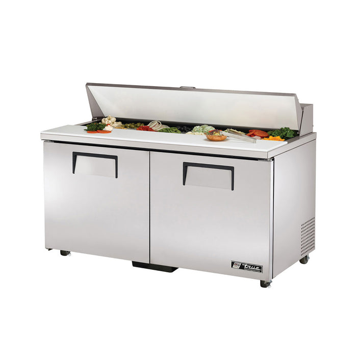 True TSSU-60-16-ADA-HC 60" ADA Compliant 2-Door Salad/Sandwich Refrigerated Prep Table